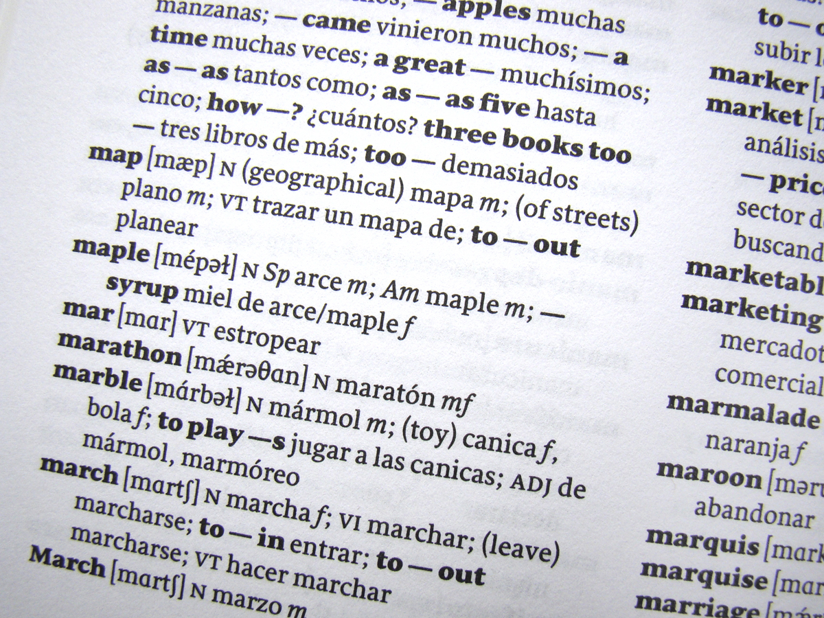 Mexican Spanish English Dictionary