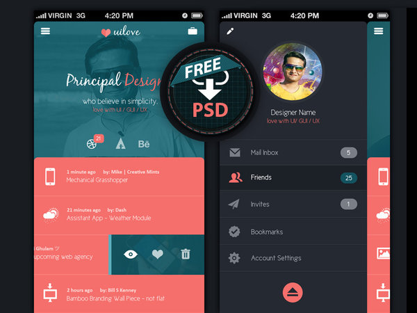 Mobile App Design Templates