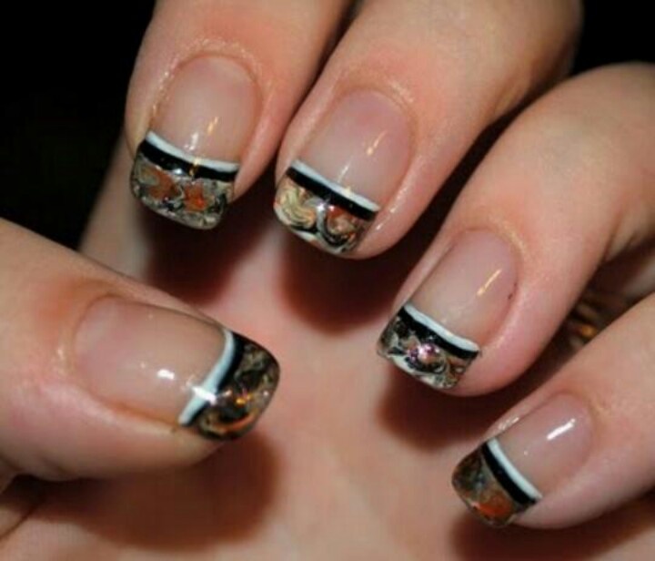 Mossy Oak Camo Acrylic Nails