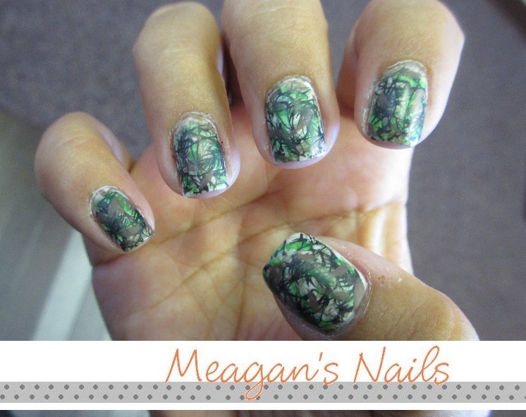 Mossy Oak Camo Nail Designs