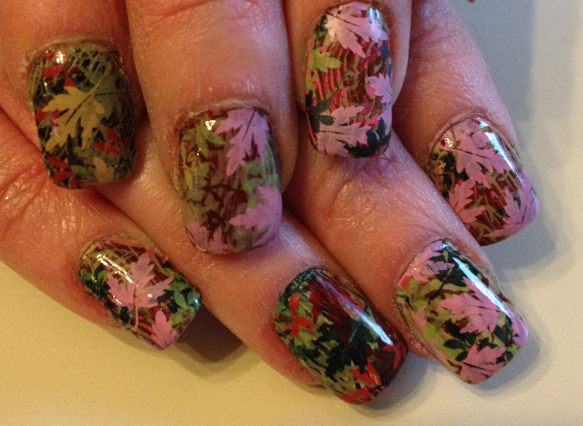 Mossy Oak Camo Nail Tips