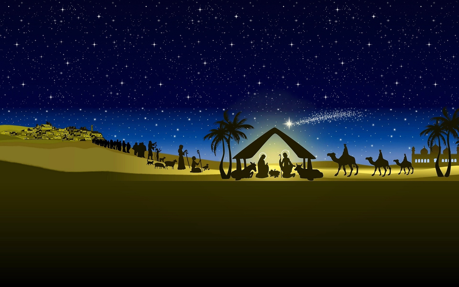 Nativity Christmas Vector