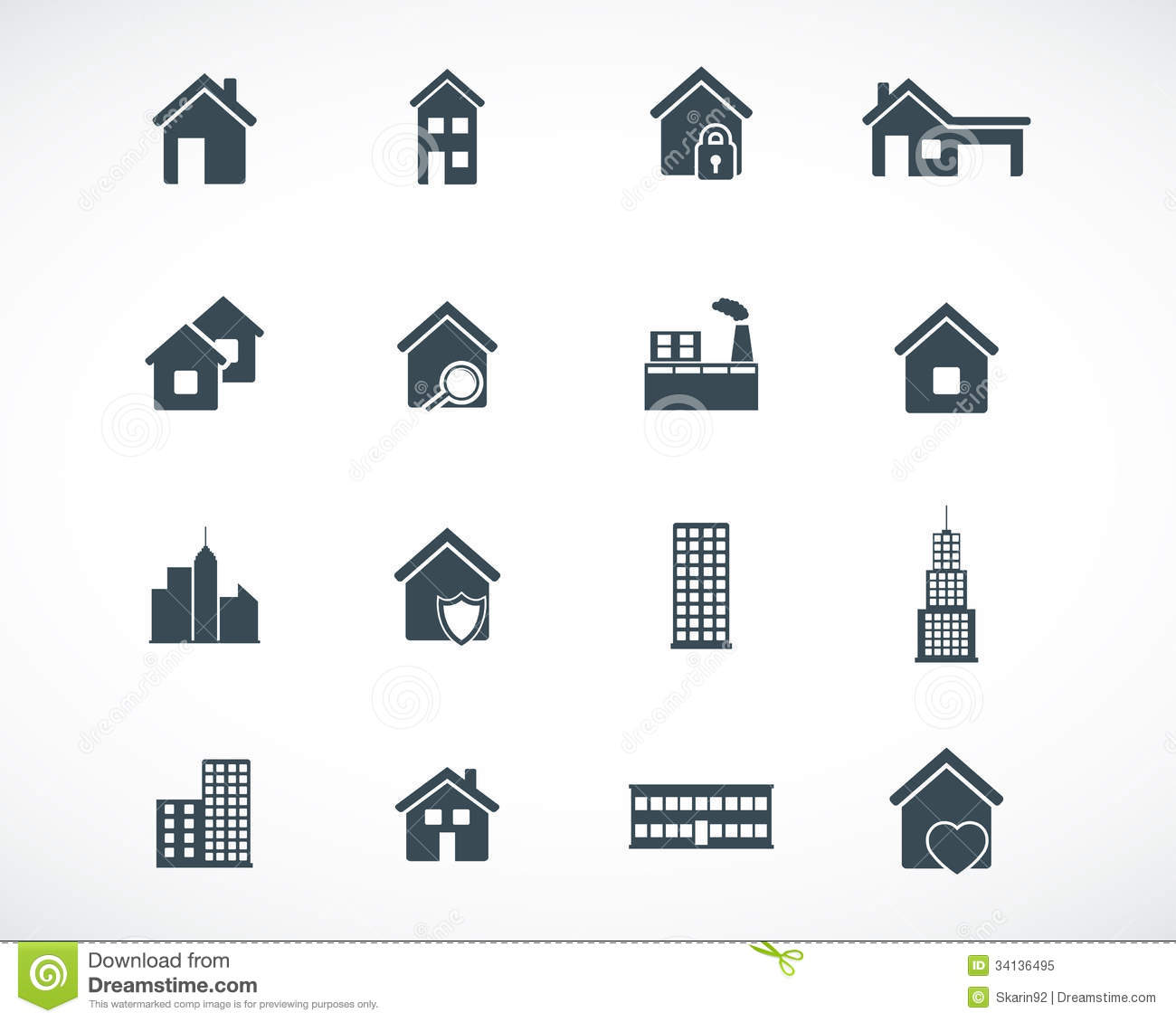 20 Vector Building Icon Images