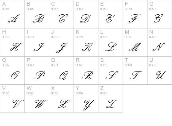 Old English Letters Script Font Old English Letters Script Font