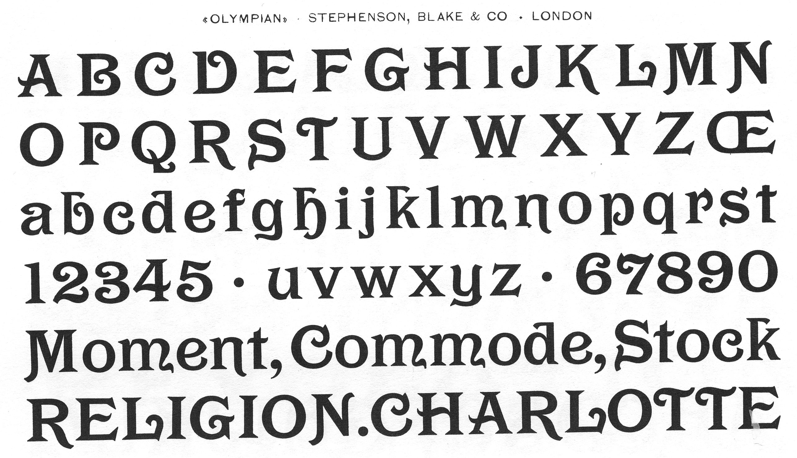 Old English Script Font Old English Script Font