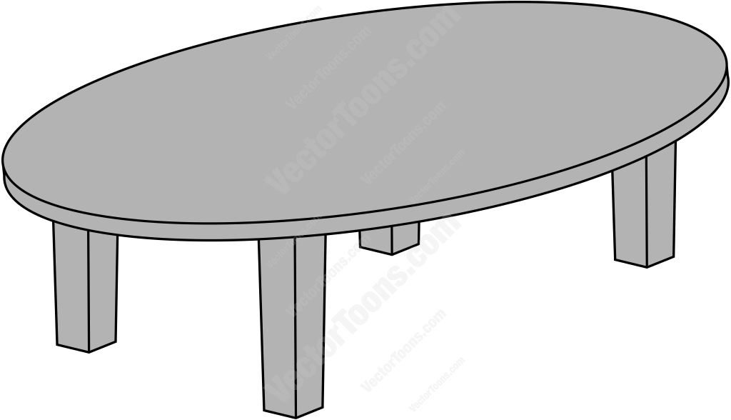 Oval Conference Table