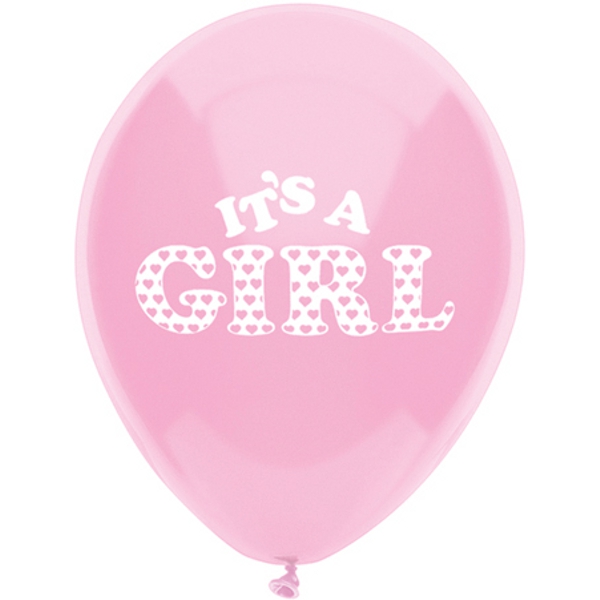 Pink Balloons It's a Girl Pink Balloons It's a Girl
