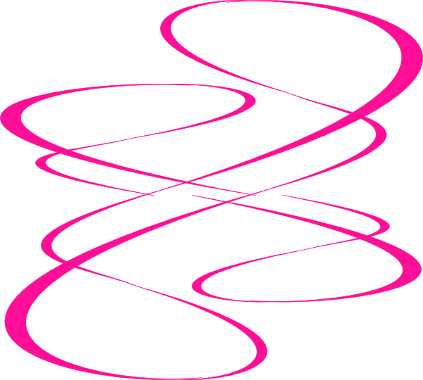 Pink Swirl Border Clip Art