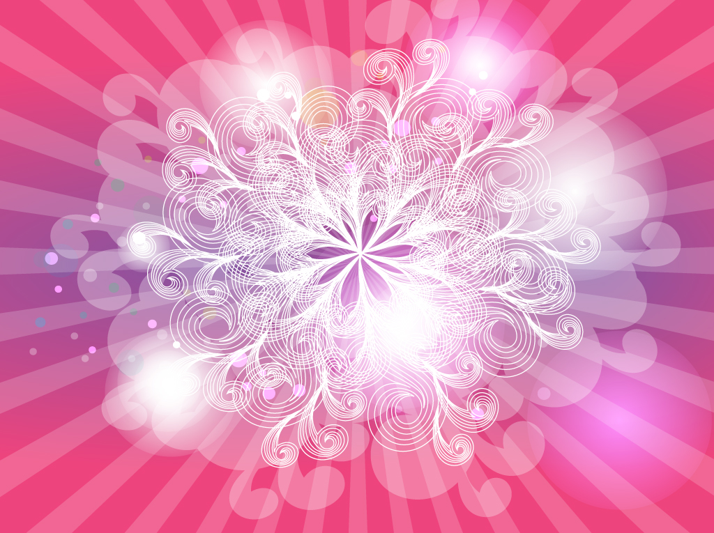 Pink Swirl Vector