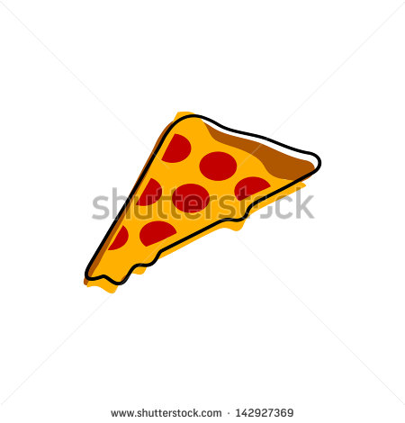 Pizza Slice Vector Illustration