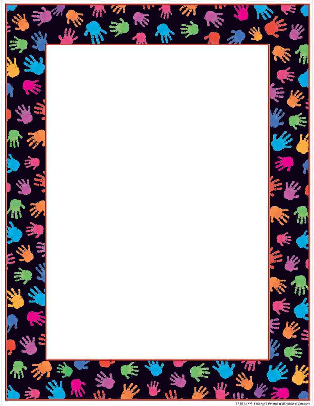 Printer Paper with Border Designs