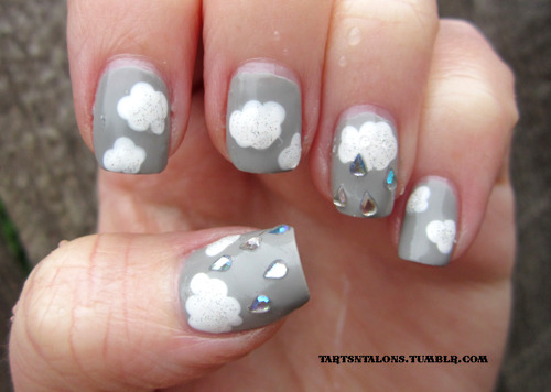 Rain Nail Art