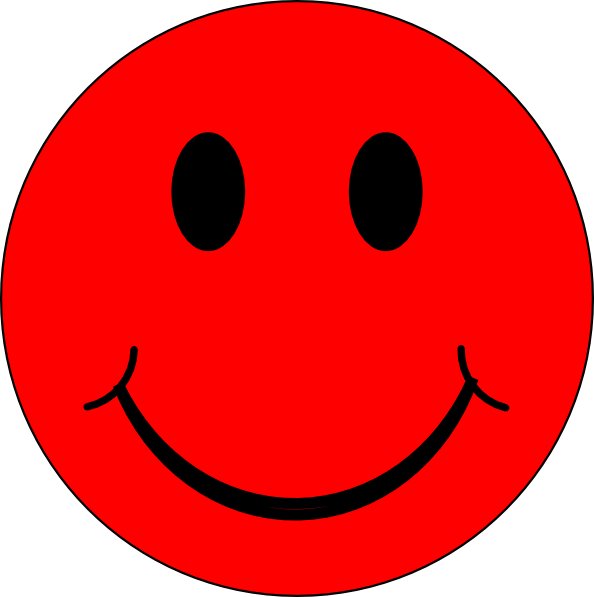 Red Smiley Face Clip Art
