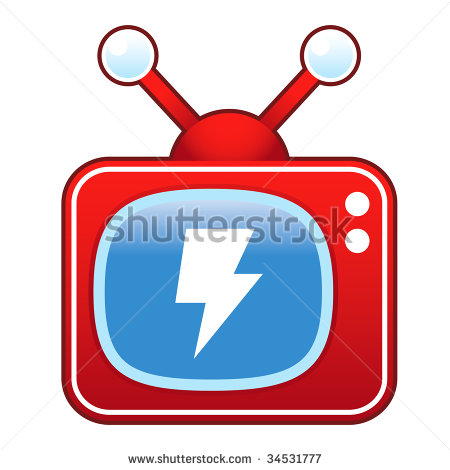 Retro Television Set Icon