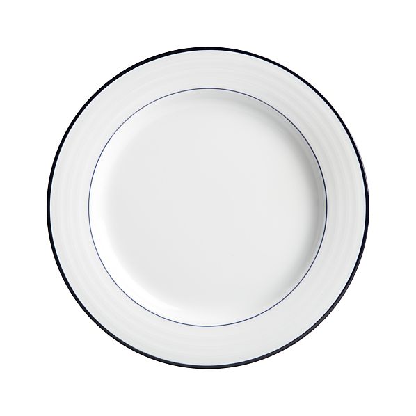 Roulette Dinner Plate Blue Band