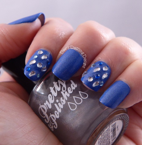 Royal Blue Nail Art Designs