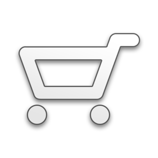 Shopping Cart Icon White