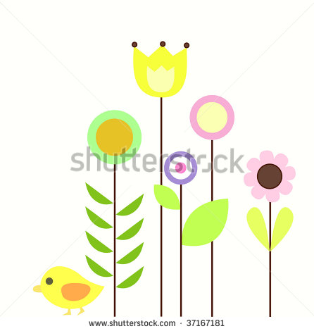 Simple Flower Vector Floral Design