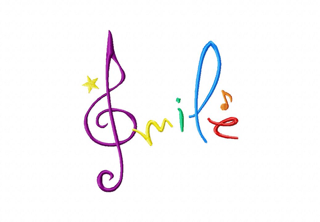 14 Music Free Machine Embroidery Designs Images