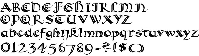 Spanish Calligraphy Font Spanish Calligraphy Font