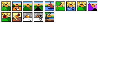 Sunrise Sunset Icons