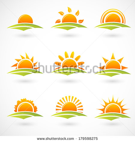 Sunrise Sunset Vector Logo