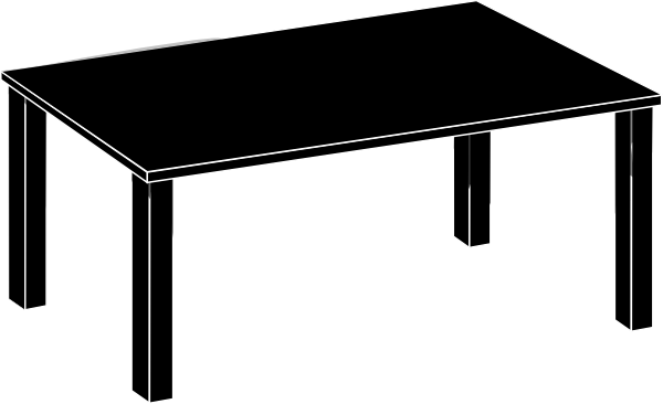 15 Black Vector Tables Images