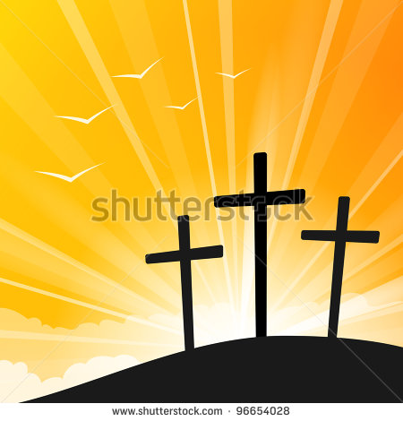 18 Easter Cross Vector Images