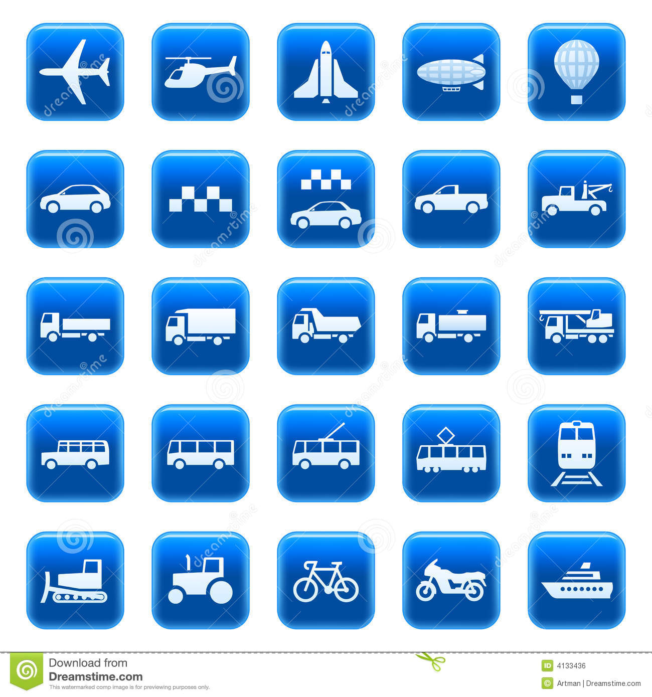 Transportation Icons Free Download