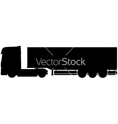 Truck Silhouette Vector