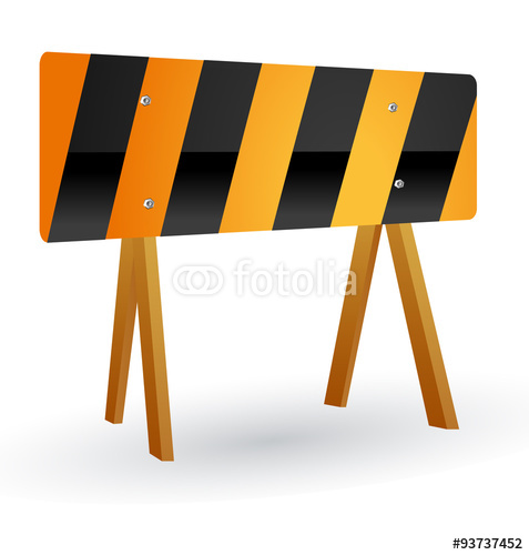 Under Construction Sign Blank
