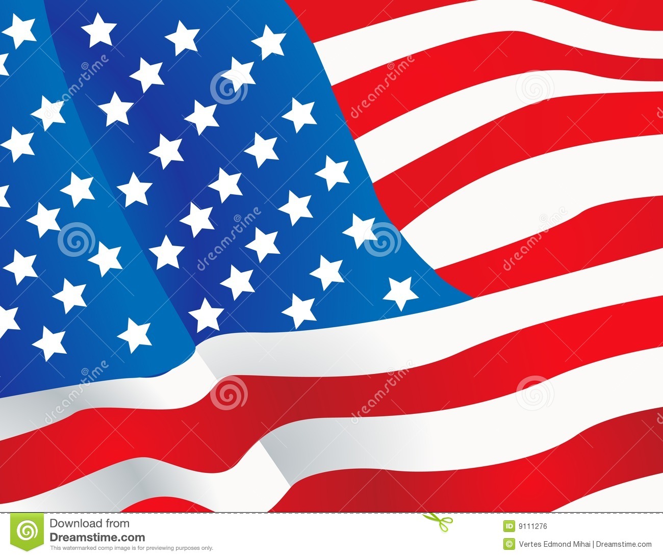 United States Flag Vector Free