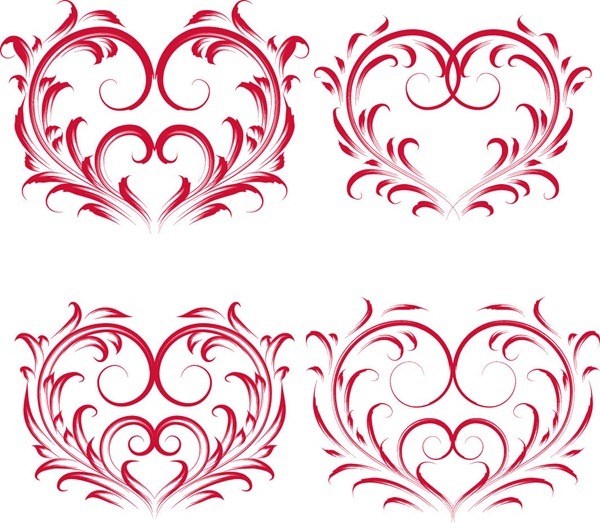 Valentine Heart Clip Art Vector