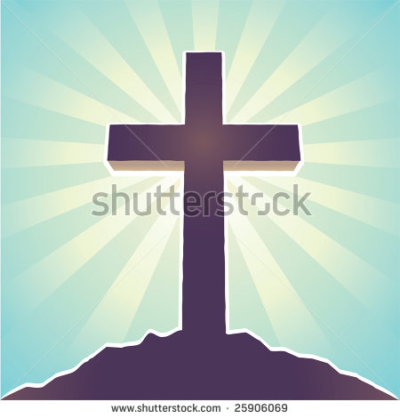 Vector Easter Cross