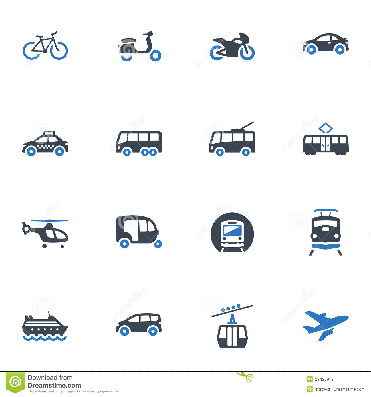 Vector Transportation Icons