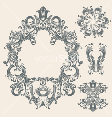Victorian Frame Vector