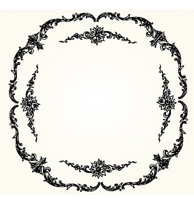 Victorian Frame Vector