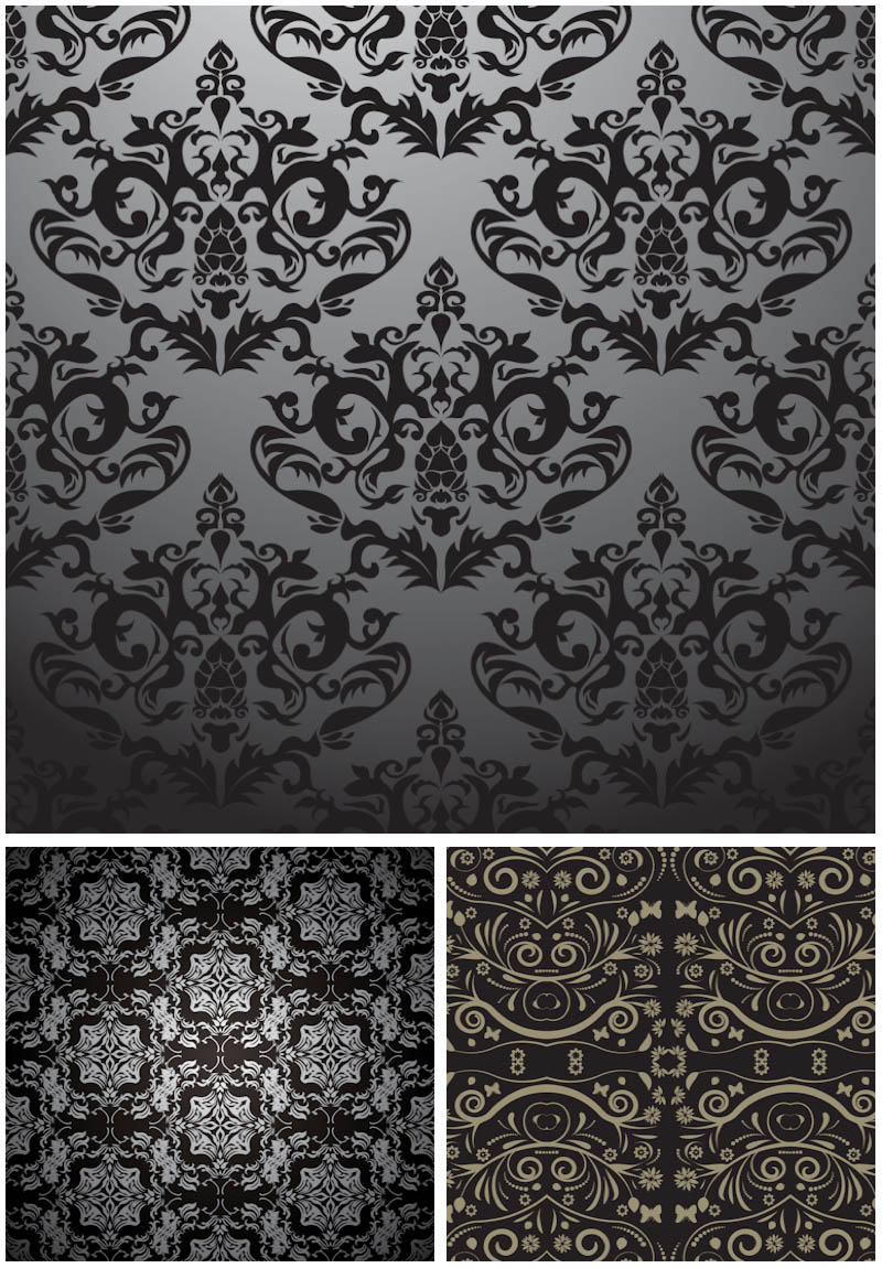 Victorian Vector Patterns and Designs