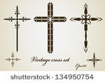Vintage Cross Clip Art