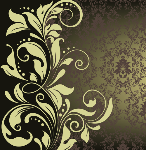 Vintage Floral Vector Art Free