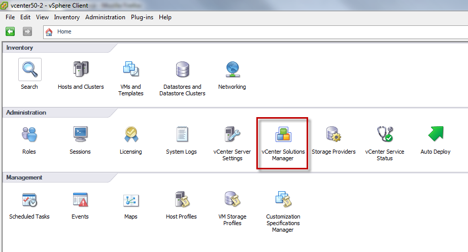 VMware vSphere Client Icons