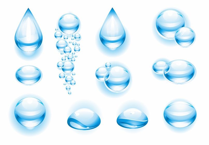 18 Water Droplet Vector Art Images