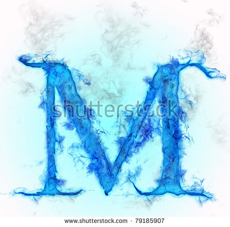 Water Letter M