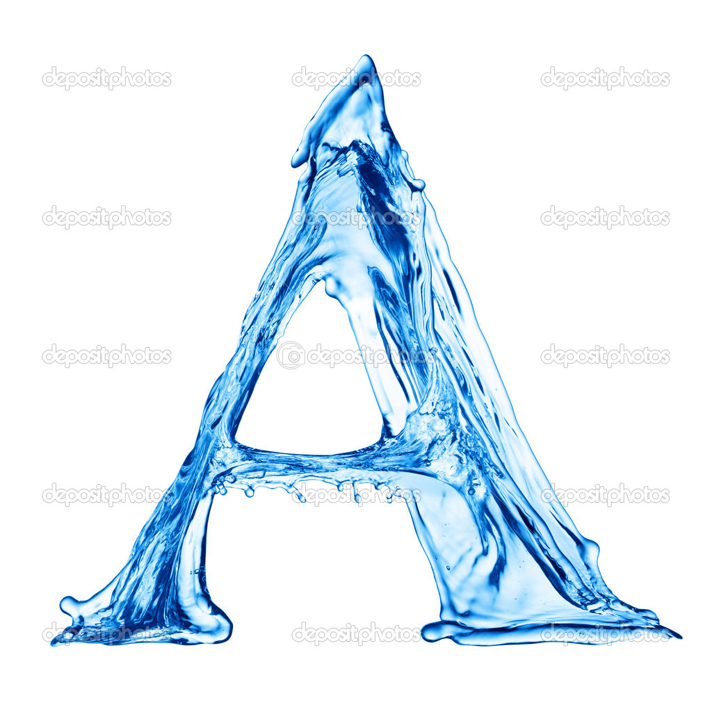 Water Letters Alphabet