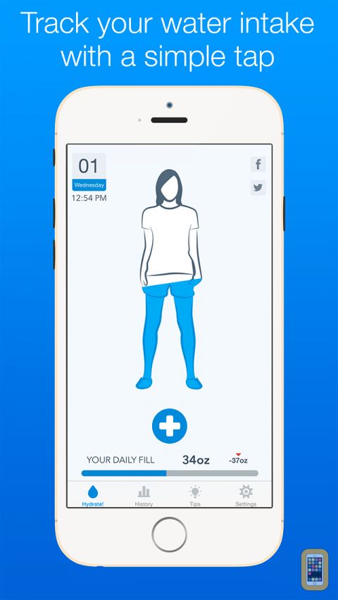 Water Tracker App iPhone Water Tracker App iPhone