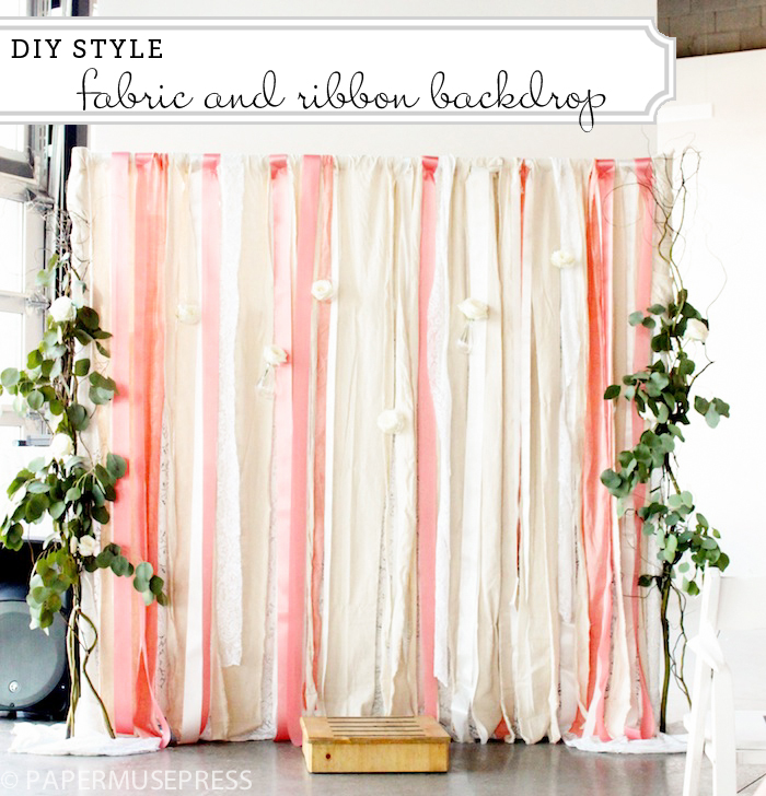 Wedding Backdrops DIY Ribbons Wedding Backdrops DIY Ribbons