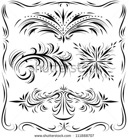 Western Flourish Clip Art