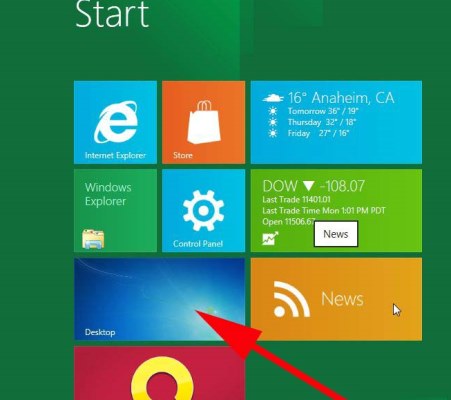 Windows 8 Add Desktop Icons