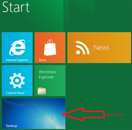 Windows 8 Desktop Icons