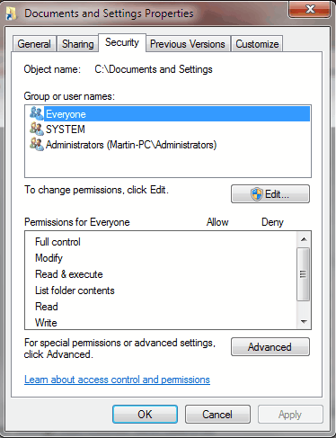 Windows Folder Icon with Lock
